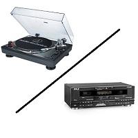 Audio-Technica AT-LP120-USB & Pyle PT-659DU 